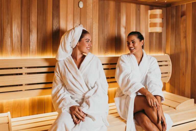 Women enjoying the Experience in sauna