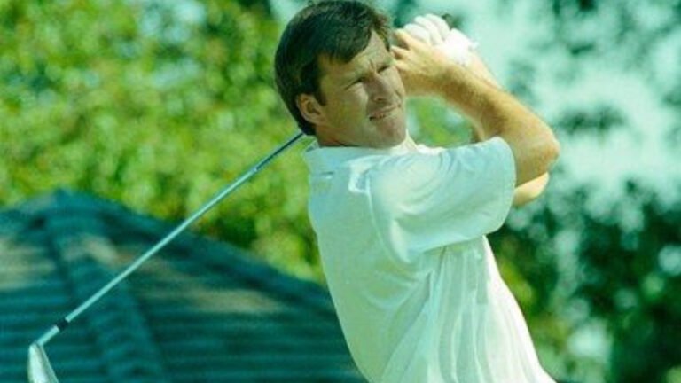 Nick Faldo, one of the famous Golfers of his era.