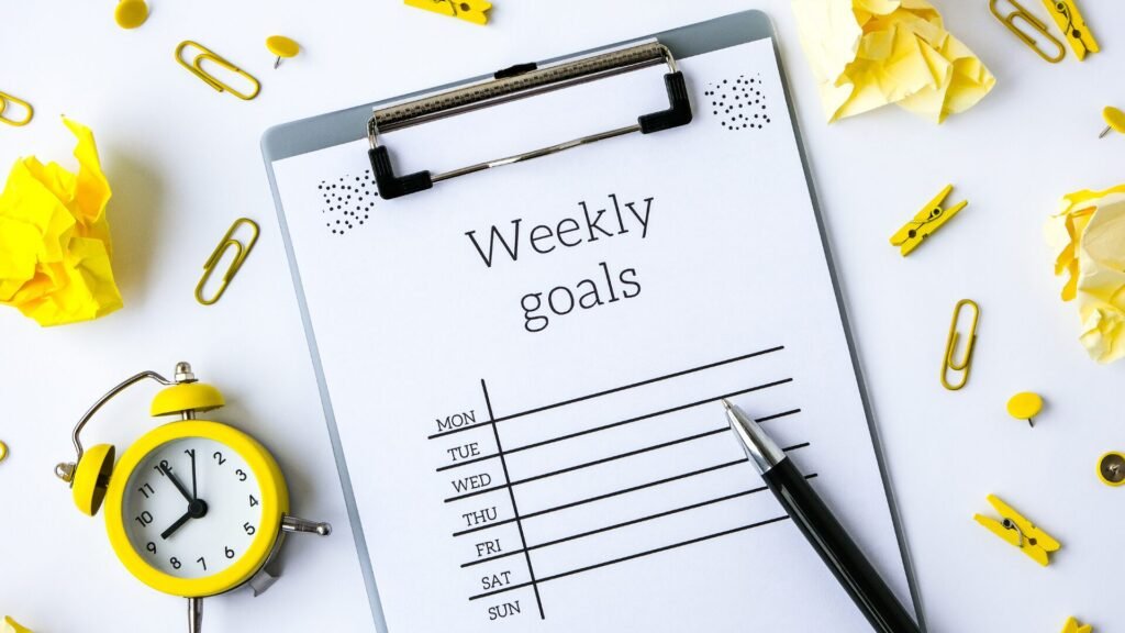 Plot Your Slot! Learn How to make a weekly planner?