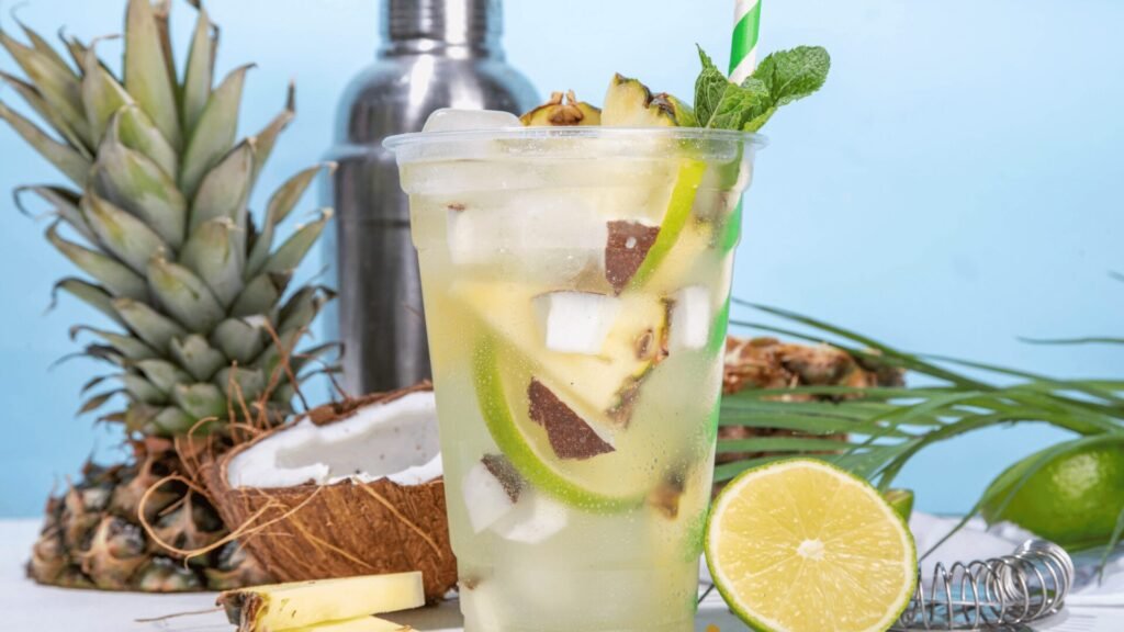 Coconut Mojito Mocktail