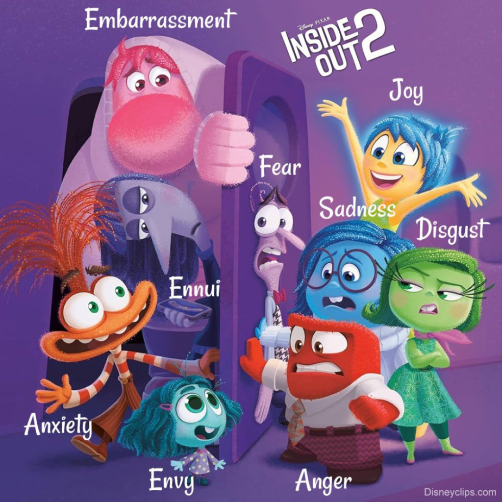 Inside O Inside Out 2 Characters Emotions: Ride the roller coaster!- The One Liner